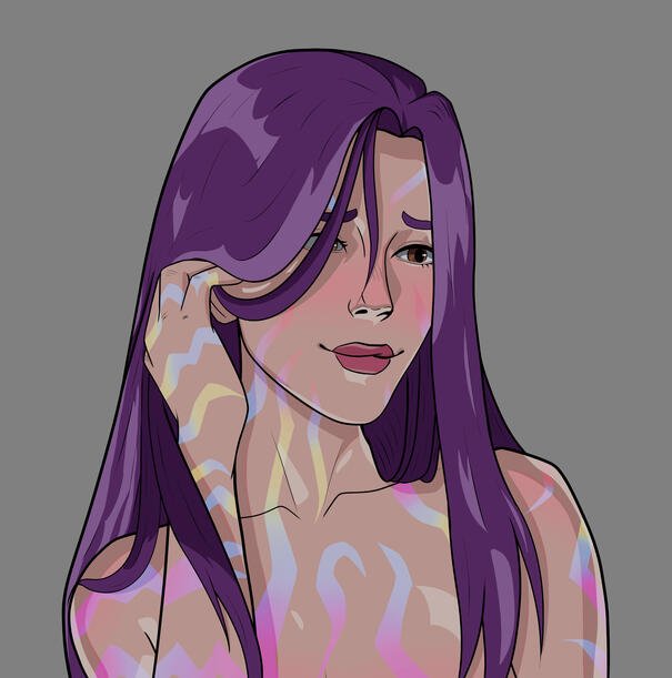 Rumi from KPDH Hades 2 Bath Portrait Style (Shaded)